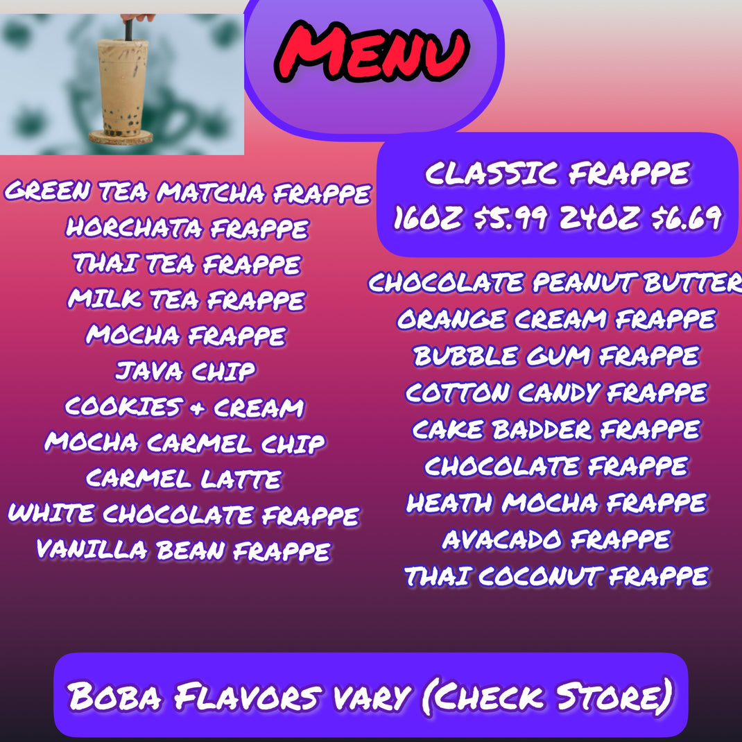 In Store Menu Star Budz Canna Cafe